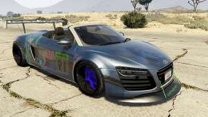 Audi Spyder V10 for GTA 5 front view