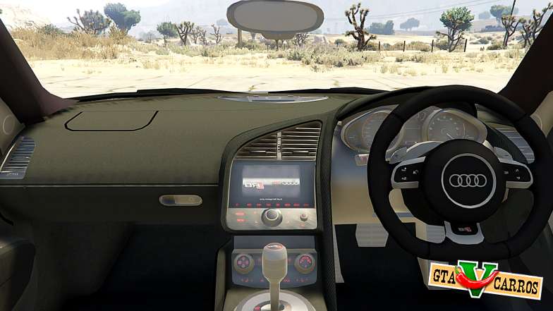 Audi Spyder V10 for GTA 5 interior