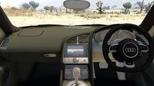 Audi Spyder V10 for GTA 5 interior