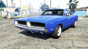 Dodge Charger RT (XS29) 1969 v1.2 [add-on] for GTA 5 front view