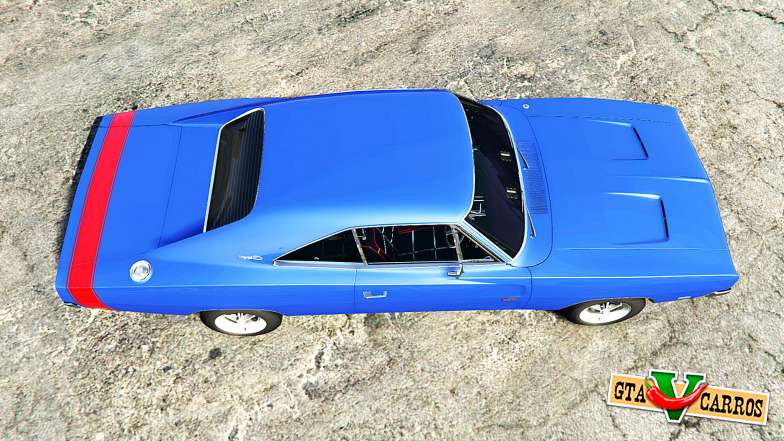 Dodge Charger RT (XS29) 1969 v1.2 [add-on] for GTA 5 exterior