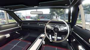 Dodge Charger RT (XS29) 1969 v1.2 [add-on] for GTA 5 interior