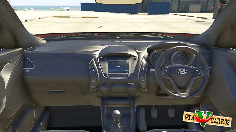 Hyundai Santa Fe 2013 for GTA 5 interior