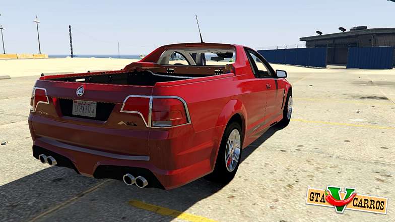 HSV Limited Edition GTS Maloo for GTA 5 rear view