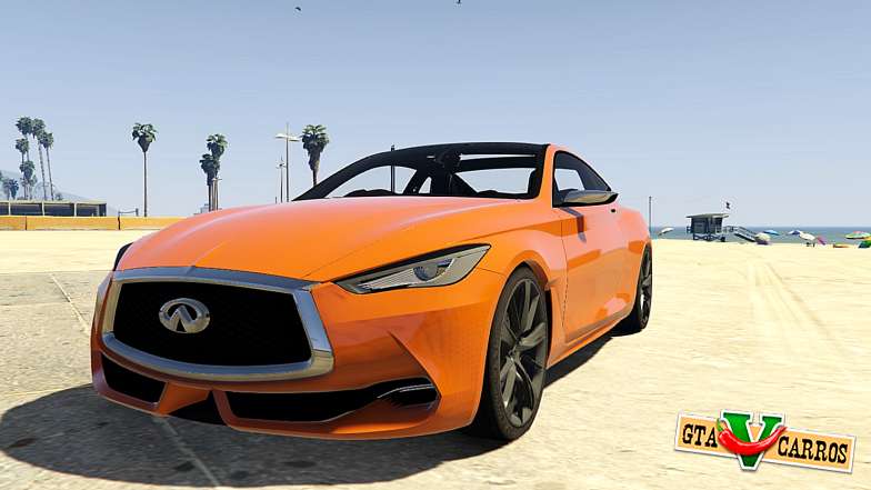 Infiniti Q60 Concept 2016 for GTA 5 front view