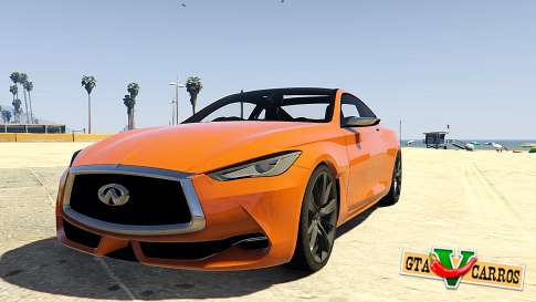 Infiniti Q60 Concept 2016 for GTA 5 front view