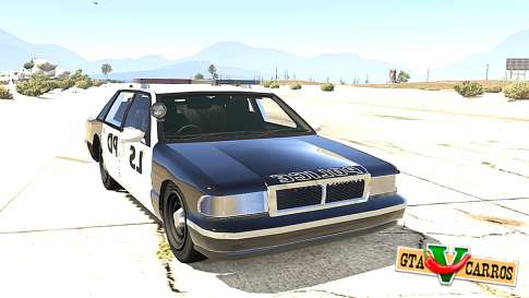 Police car from GTA San Andreas for GTA 5 front view