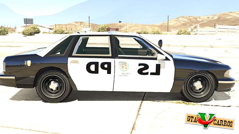 Police car from GTA San Andreas for GTA 5 side view