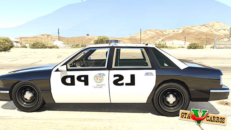 Police car from GTA San Andreas for GTA 5 side