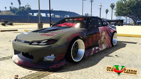 Zlayworks Nissan Silvia S15 for GTA 5 front view