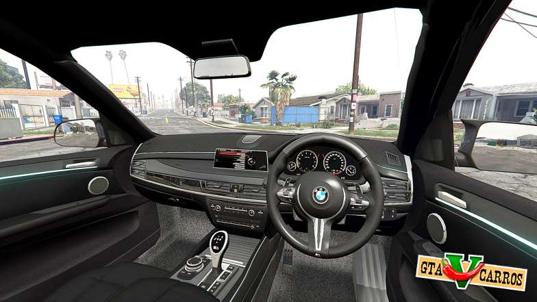 BMW X5 M (F85) 2016 [replace] for GTA 5 interior