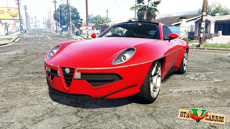 Alfa Romeo Disco Volante 2013 [add-on] for GTA 5 front view