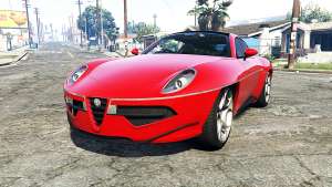 Alfa Romeo Disco Volante 2013 [add-on] for GTA 5 front view