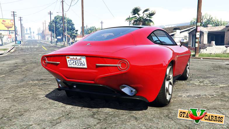 Alfa Romeo Disco Volante 2013 [add-on] for GTA 5 rear view