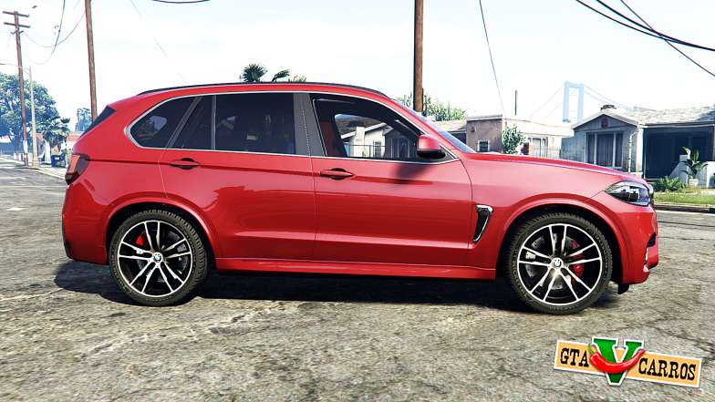 BMW X5 M (F85) 2016 [add-on] for GTA 5 side view