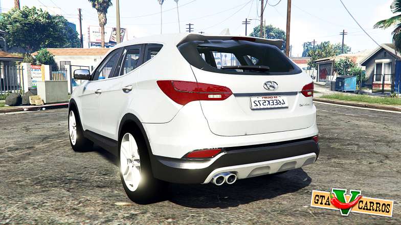 Hyundai Santa Fe (DM) 2013 [replace] for GTA 5 rear view