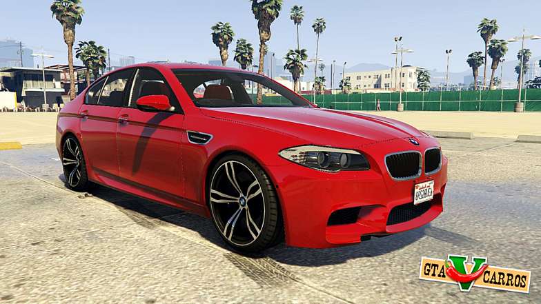 BMW M5 f10 2012 for GTA 5 front view