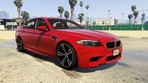 BMW M5 f10 2012 for GTA 5 front view