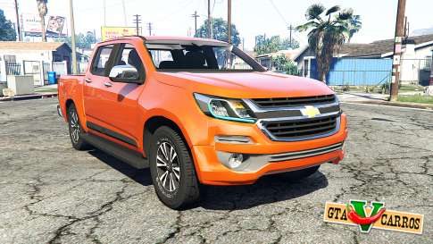 Chevrolet S10 Double Cab 2017 [replace] for GTA 5 front view
