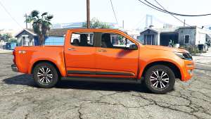 Chevrolet S10 Double Cab 2017 [replace] for GTA 5 side view