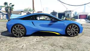 BMW i8 (I12) 2015 [add-on] for GTA 5 side view