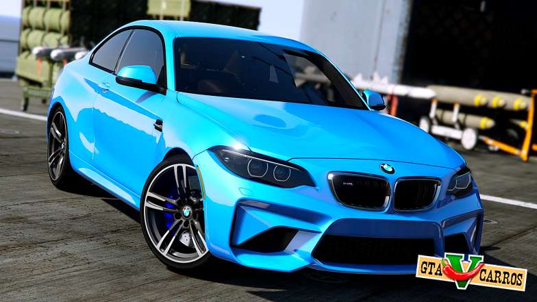 BMW M2 2016 for GTA 5 front view