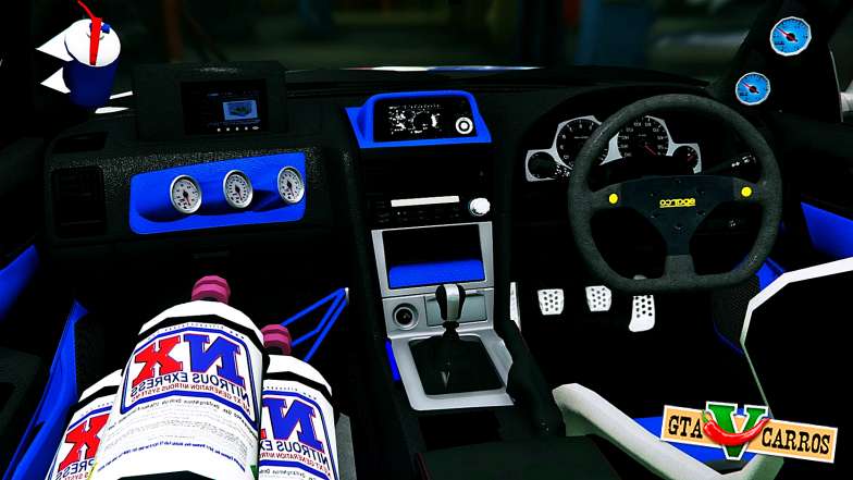 Nissan Skyline GT-R34 3.0 for GTA 5 interior