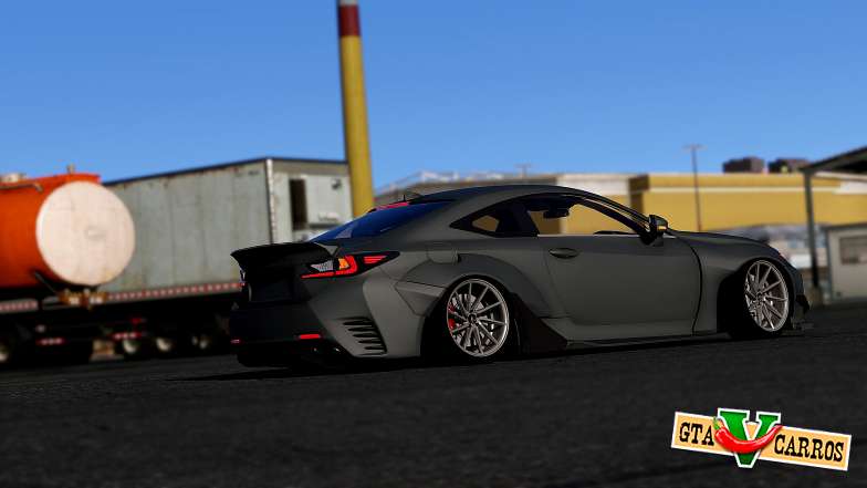 Lexus RC350 Rocket Bunny for GTA 5 side view