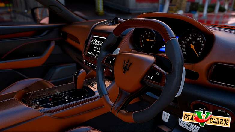 Maserati Levante Mansory for GTA 5 interior
