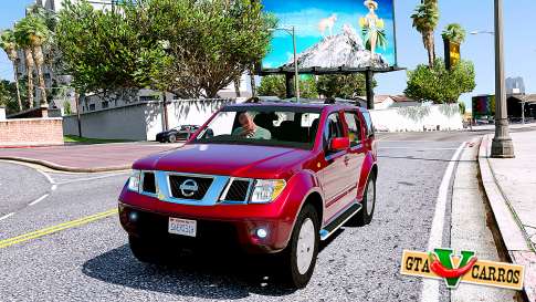 Nissan Pathfinder 2007 for GTA 5 front view