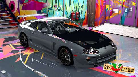 Toyota Supra 1994 for GTA 5 front view