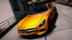 Mercedes-Benz AMG GT S 2016 for GTA 5 front view