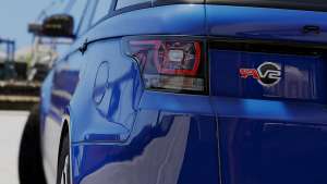 2014 Range Rover Sport SVR 5.0 V8 for GTA 5 rear view