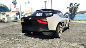 Nissan IDx Nismo concept [replace] for GTA 5 rear view