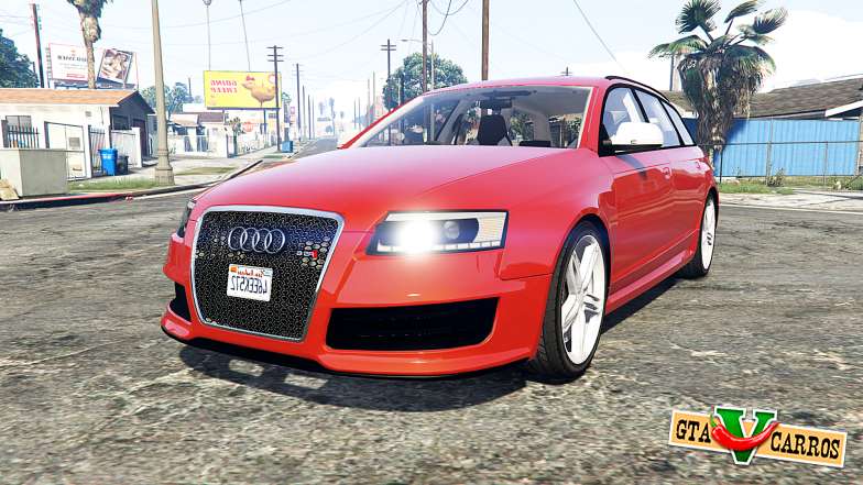 Audi RS6 Avant (C6) [replace] for GTA 5 front view