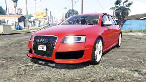 Audi RS6 Avant (C6) [replace] for GTA 5 front view