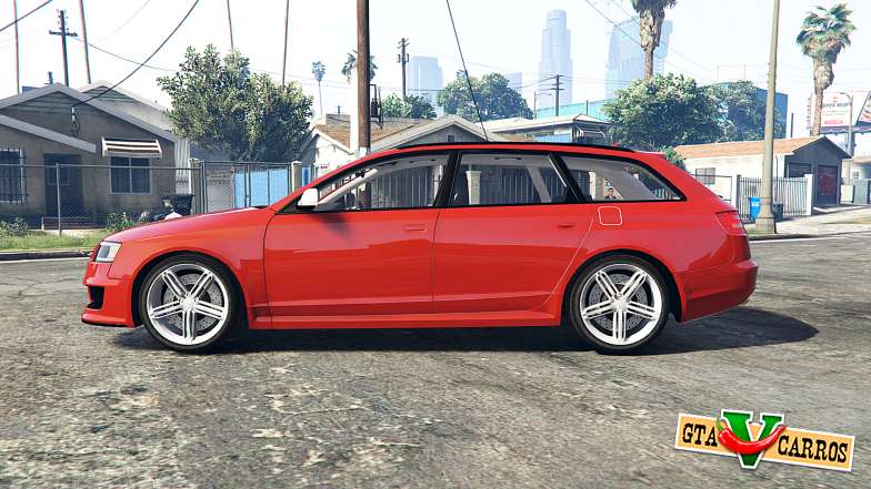 Audi RS6 Avant (C6) [replace] for GTA 5 side view