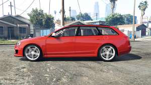 Audi RS6 Avant (C6) [replace] for GTA 5 side view