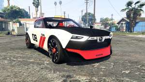 Nissan IDx Nismo concept [add-on] for GTA 5 front view