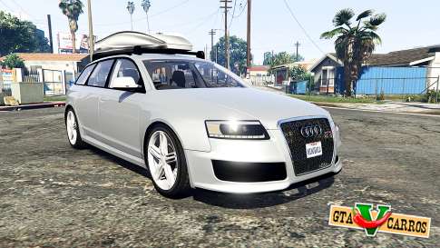 Audi RS6 Avant (C6) [add-on] for GTA 5 front view