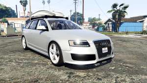 Audi RS6 Avant (C6) [add-on] for GTA 5 front view