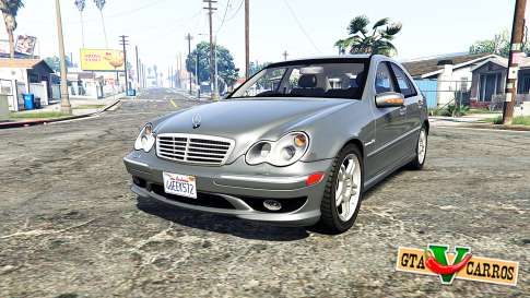 Mercedes-Benz C32 AMG (W203) 2004 [replace] for GTA 5 front view