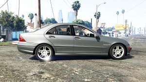 Mercedes-Benz C32 AMG (W203) 2004 [replace] for GTA 5 side view