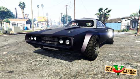 Dodge Charger Fast &amp; Furious 8 [replace] for GTA 5 front view