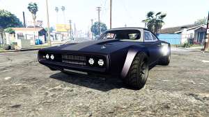 Dodge Charger Fast &amp; Furious 8 [replace] for GTA 5 front view