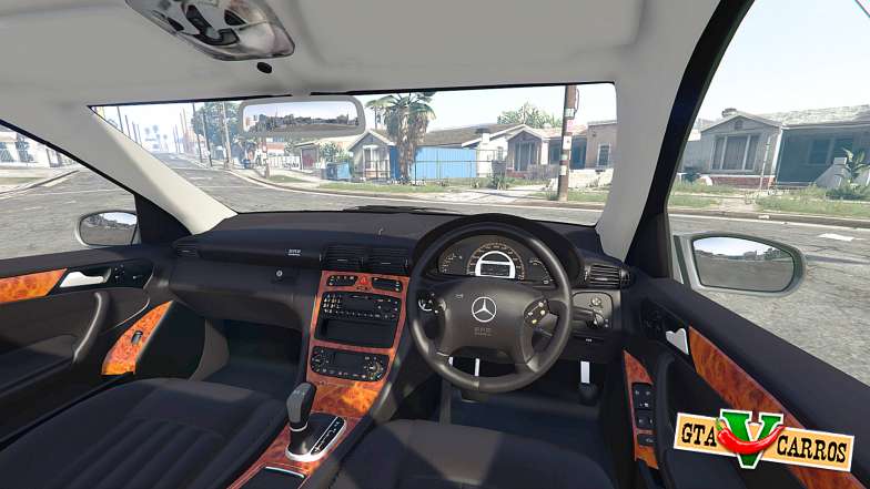 Mercedes-Benz C32 AMG (W203) 2004 [replace] for GTA 5 interior