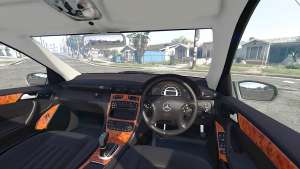 Mercedes-Benz C32 AMG (W203) 2004 [replace] for GTA 5 interior