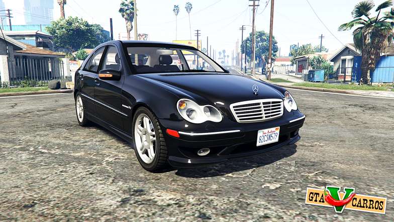 Mercedes-Benz C32 AMG (W203) 2004 [add-on] for GTA 5 front view
