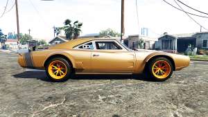 Dodge Charger Fast &amp; Furious 8 [add-on] for GTA 5 side view
