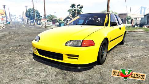 Honda Civic SIR (EG6) [add-on] for GTA 5 front view